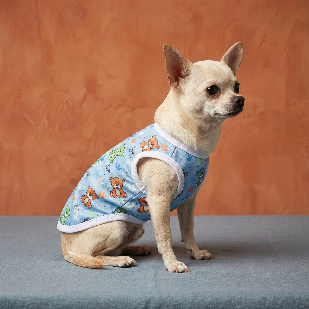 Paw Drazzel Boutique Pet's Stretchable, Printed Small Shirts