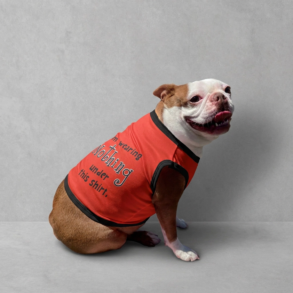 Paw Drazzel Boutique Pet's, Soft Cotton, Printed Graphic, Funny Slogan, Large Pet T-Shirt & Tank Tops