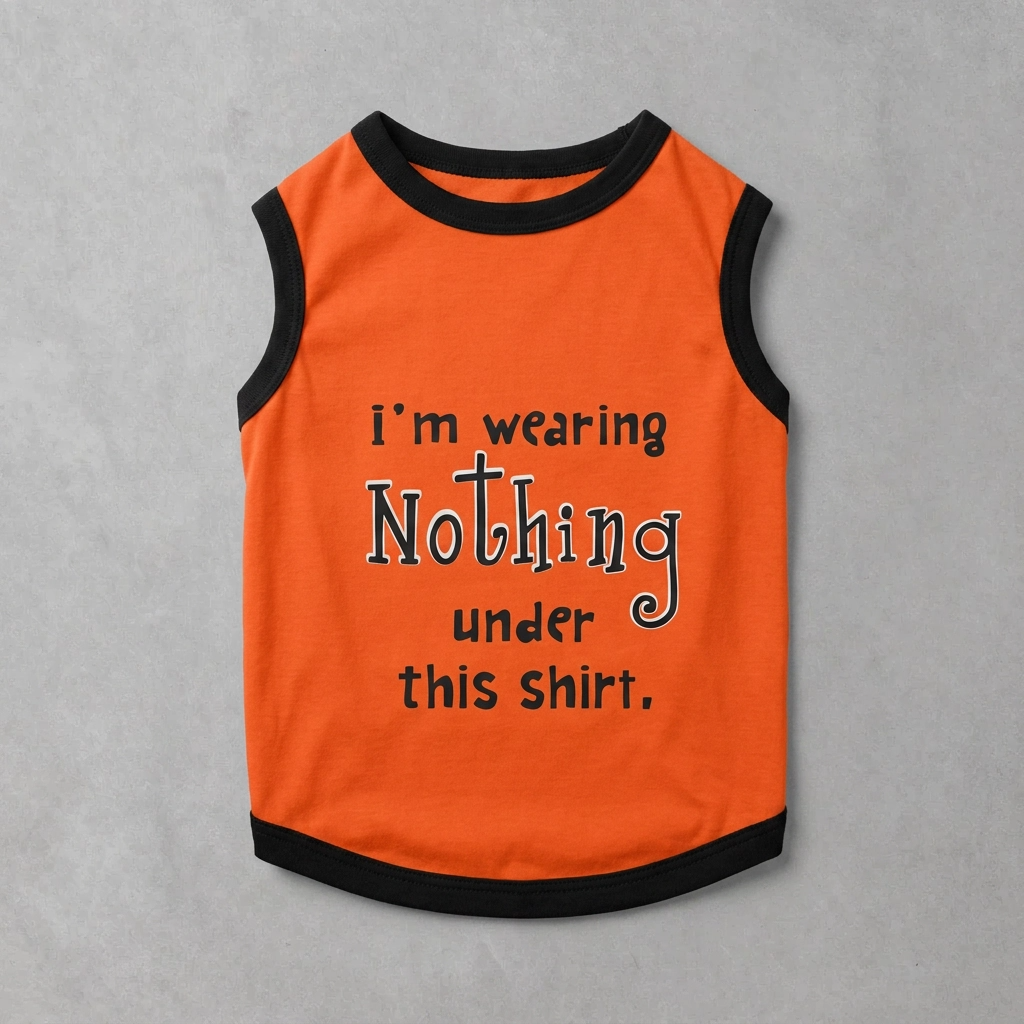 Paw Drazzel Boutique Pet's, Soft Cotton, Printed Graphic, Funny Slogan, Large Pet T-Shirt & Tank Tops