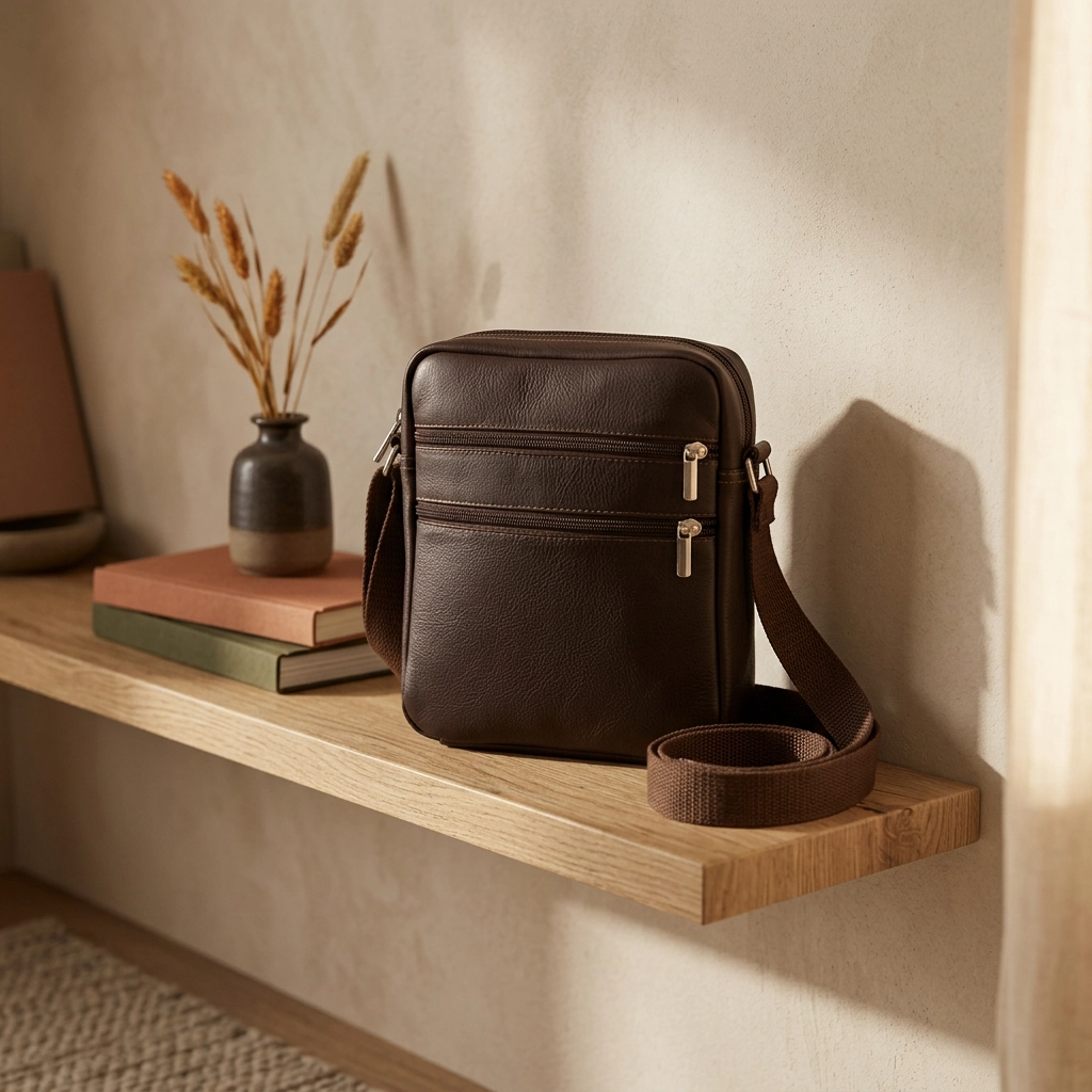 Paw Drazzel Boutique Men's & Women's, Travel Shoulder, Multi-Pocket,  Built-In Card Slots, Heritage Leather Shoulder Bag