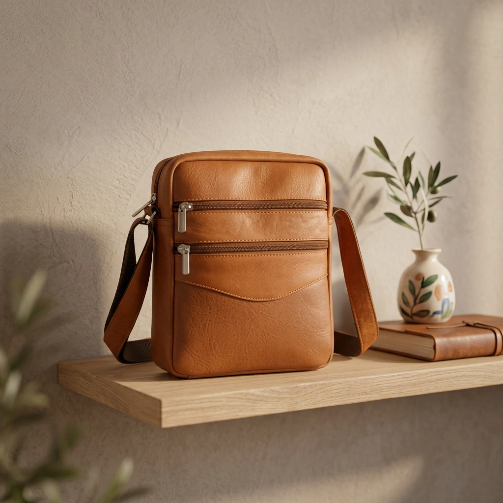Paw Drazzel Boutique Men's & Women's, Travel Shoulder, Multi-Pocket,  Built-In Card Slots, Heritage Leather Shoulder Bag