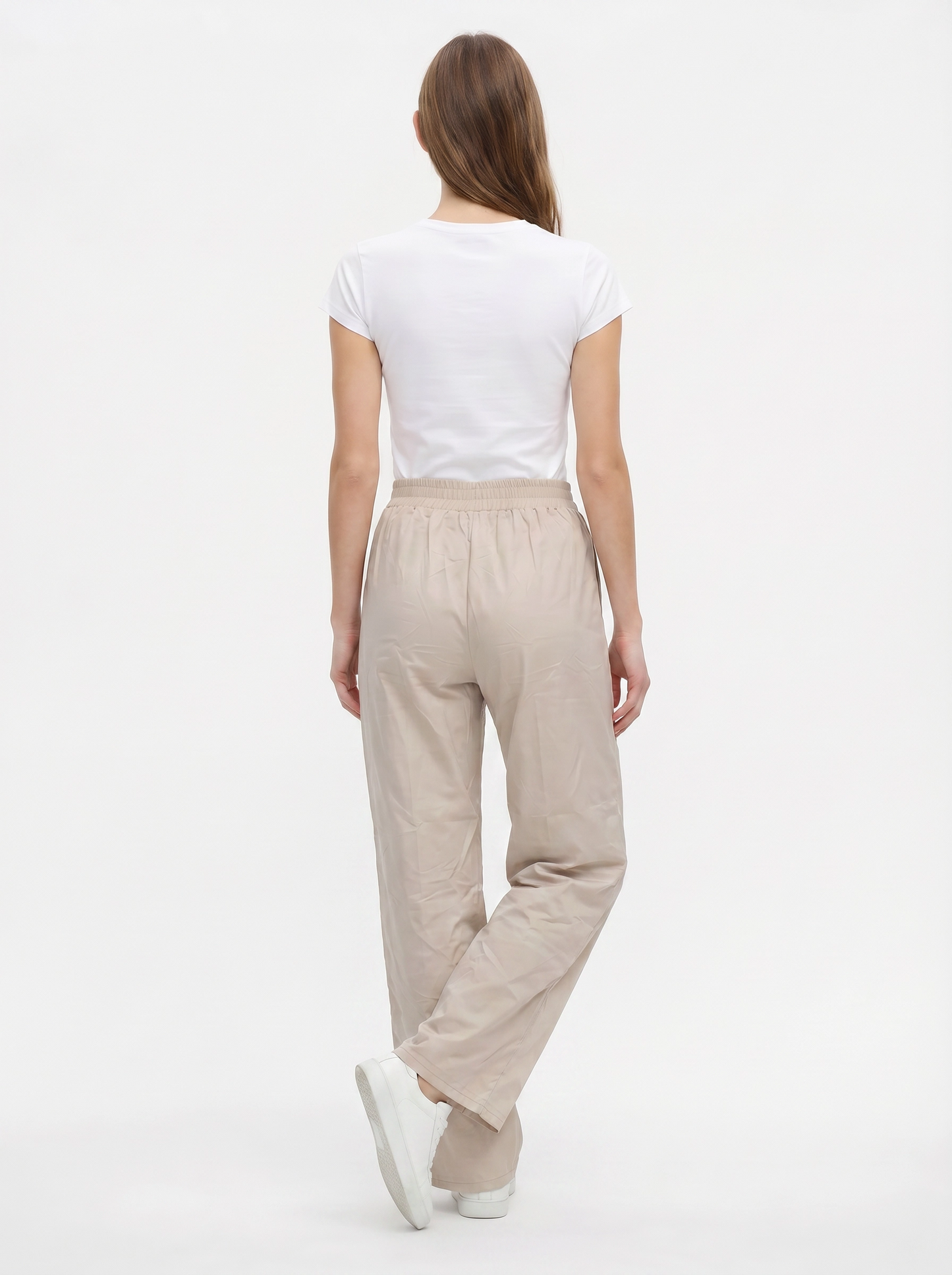 Paw Drazzel Boutique Women's High-Waisted, Straight-leg, Button-up, Front Zipper/No Zipper, Side Pocket, Gallega Pants