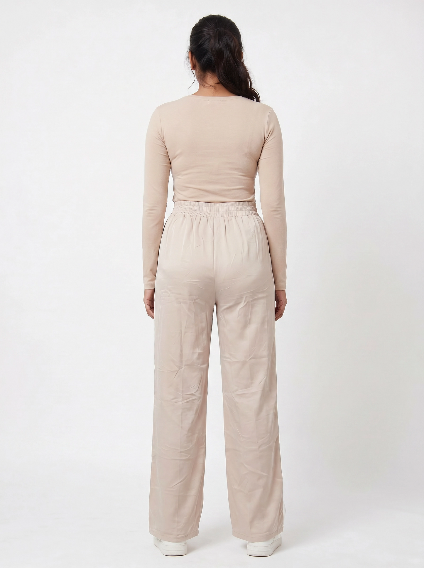 Paw Drazzel Boutique Women's High-Waisted, Straight-leg, Button-up, Front Zipper/No Zipper, Side Pocket, Gallega Pants