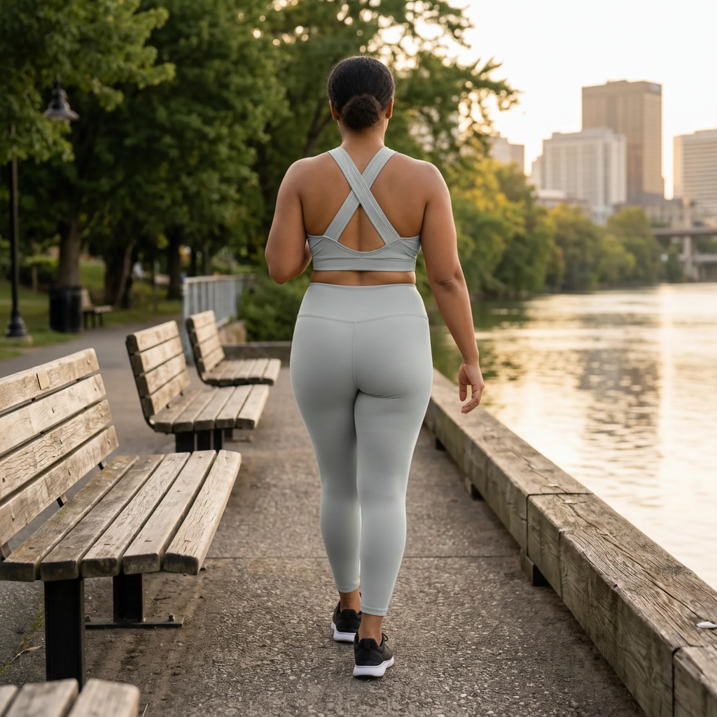 Paw Drazzel Boutique Women's Athletic Wear, Two-Piece, Long-Leg, Shoulder Strap Sports Bra, Open Front and Back High Waist, Workout Set