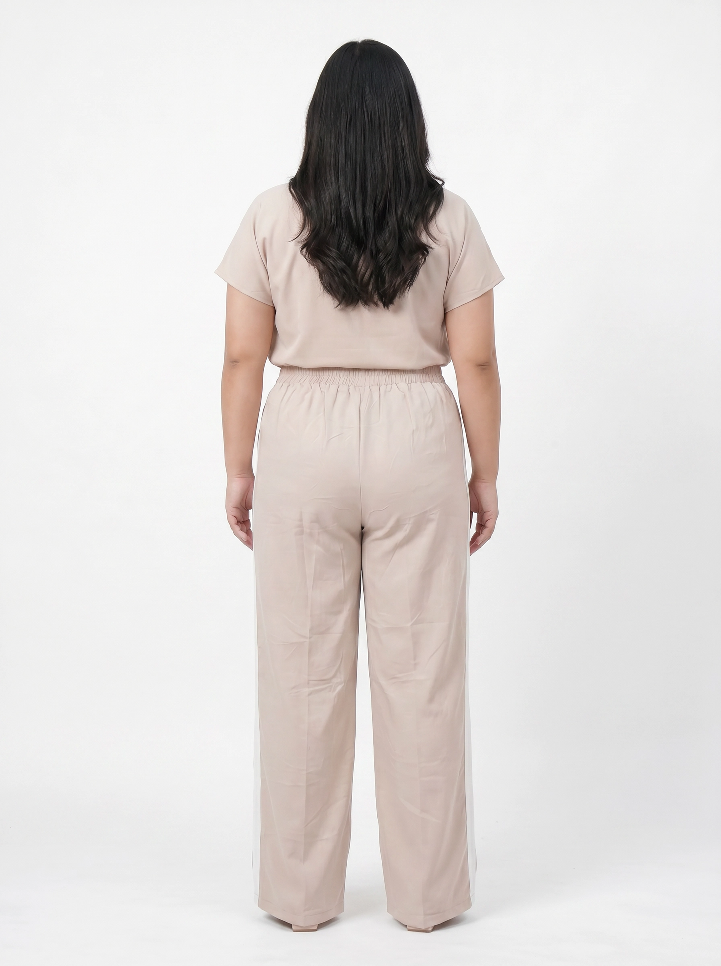 Paw Drazzel Boutique Women's High-Waisted, Straight-leg, Button-up, Front Zipper/No Zipper, Side Pocket, Gallega Pants