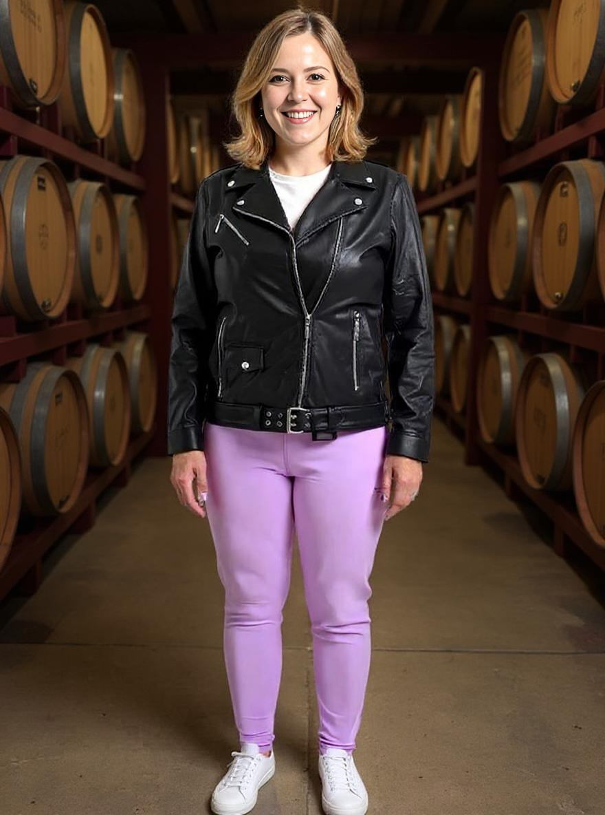 Paw Drazzel Boutique Women's Waist Belted, Silver Hardware, Asymmetrical Front Zipper, Black Moto Napa Leather Jacket