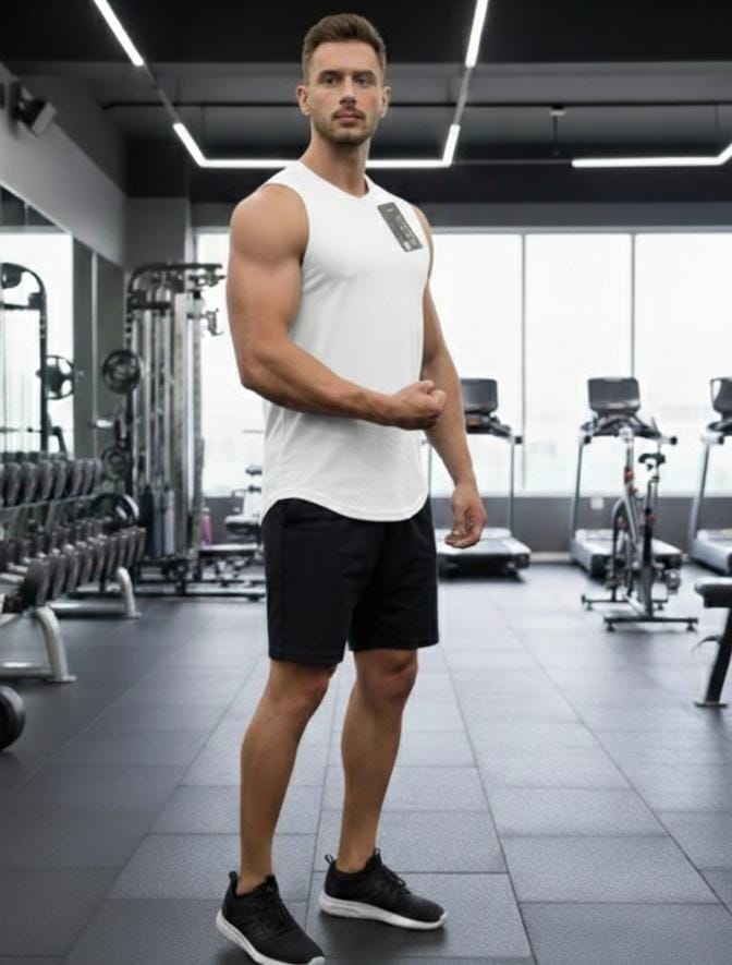 Paw Drazzel Boutique Men's Athletic Wear, Sleeveless, Round Neck, Tank Top