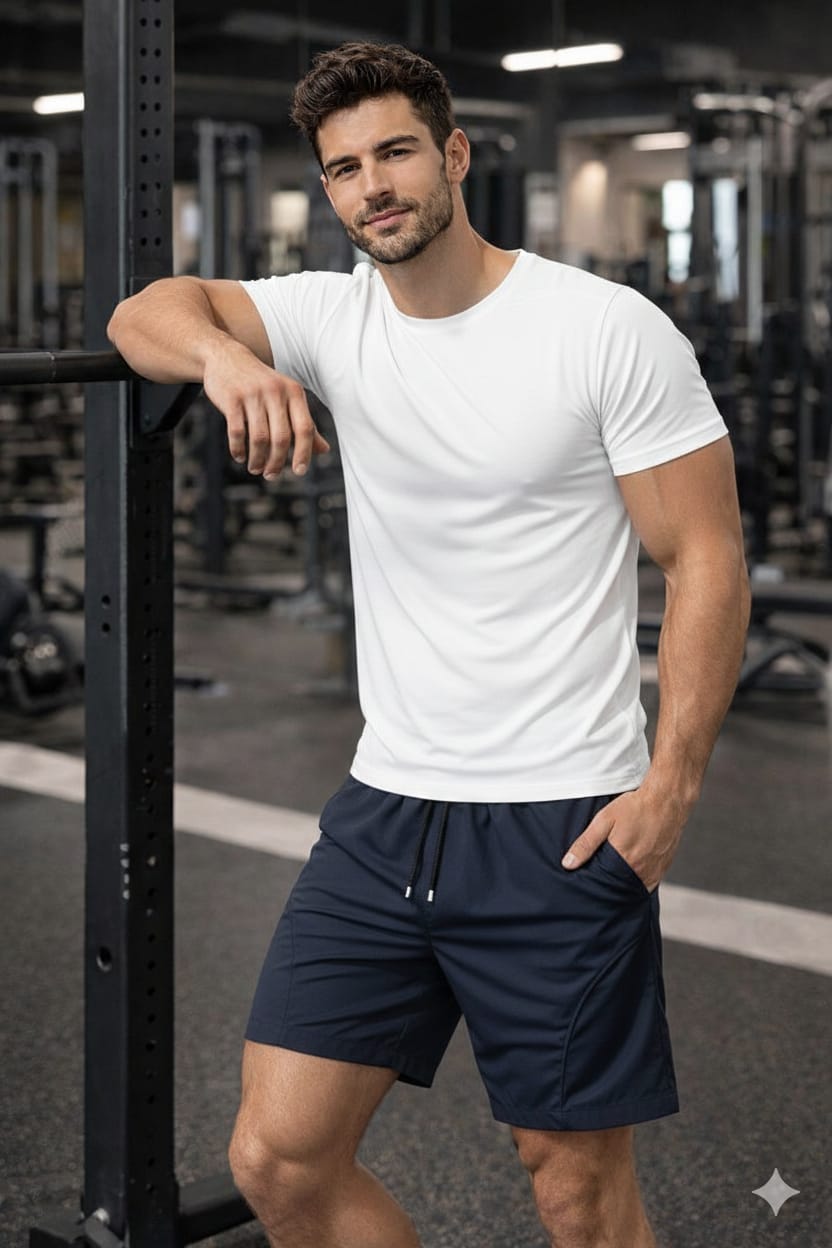 Paw Drazzel Boutique Men's Athletic Wear, One piece, Adjustable Drawstring, Short-Leg, High Waist, Running Shorts