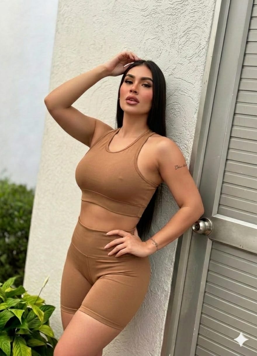 Paw Drazzel Boutique Women's Athletic Wear, Two-Piece, Short-Leg, Sports Bra, High Waist, Workout Set