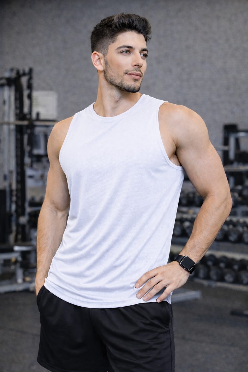 Paw Drazzel Boutique Men's Athletic Wear, Sleeveless, Round Neck, Tank Top