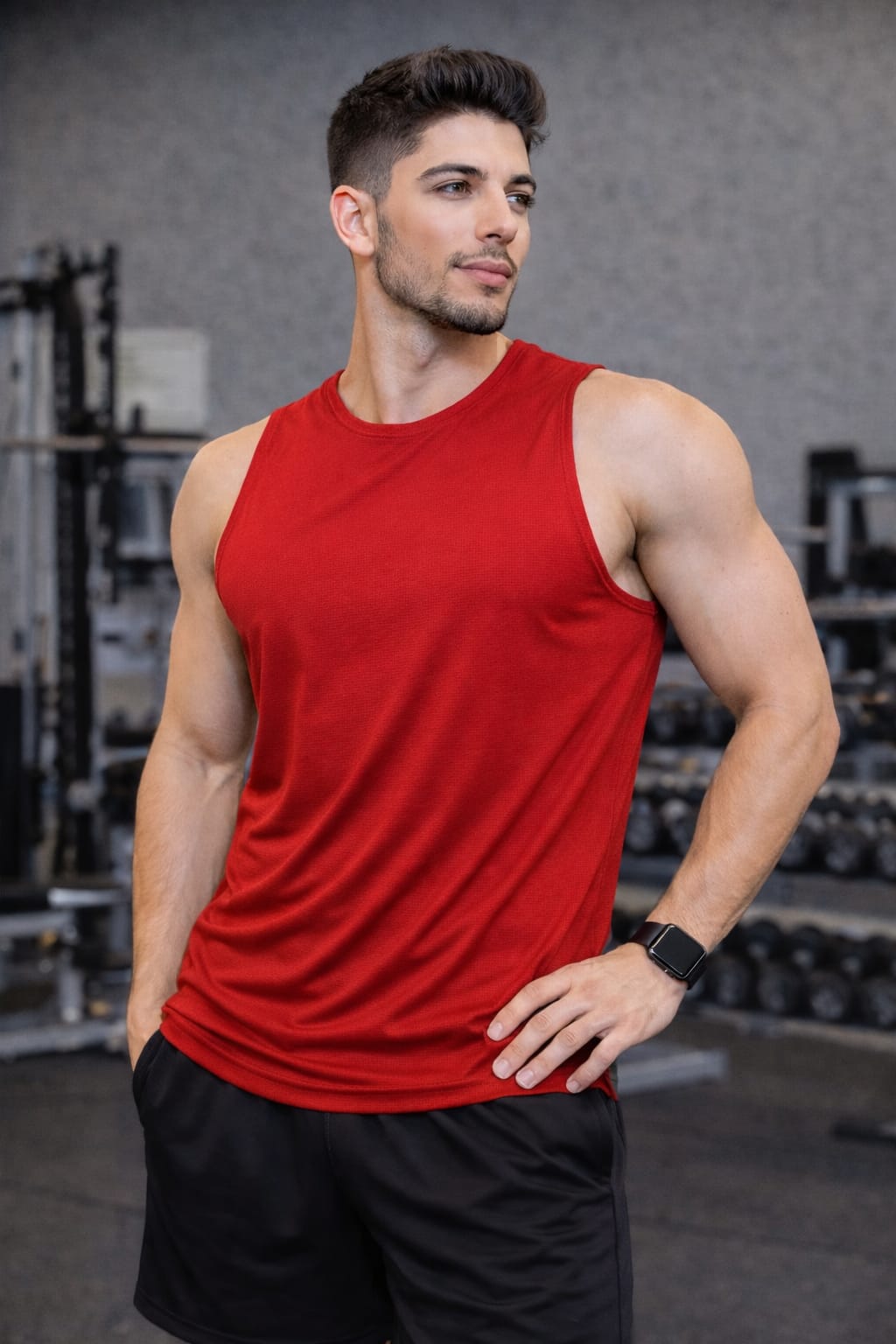 Paw Drazzel Boutique Men's Athletic Wear, Sleeveless, Round Neck, Tank Top