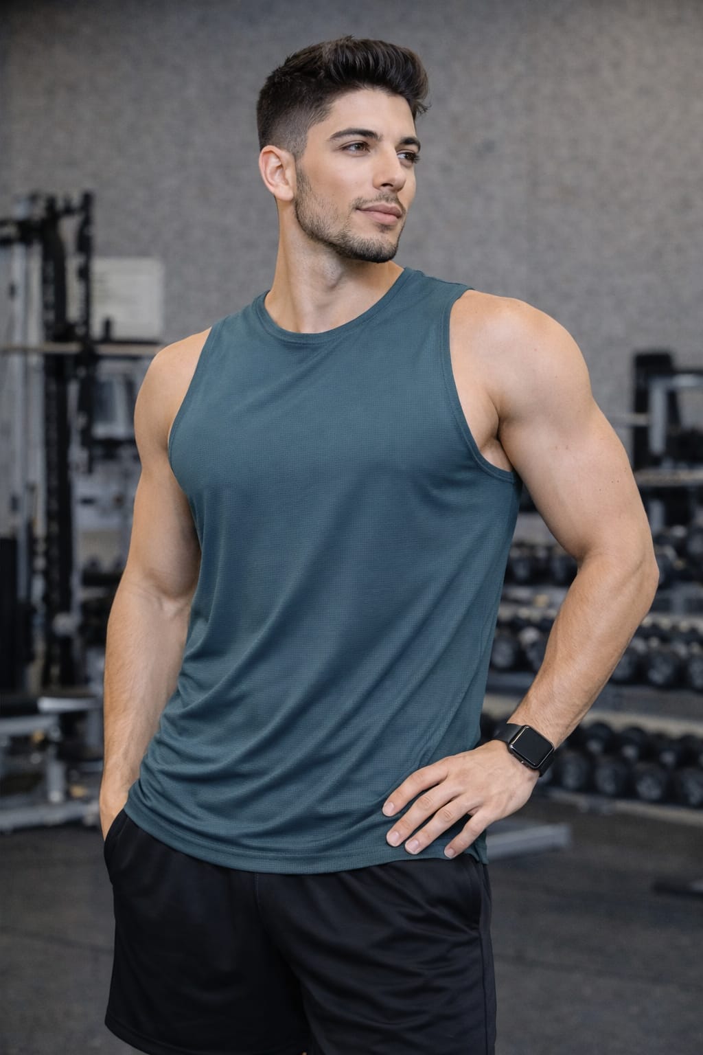 Paw Drazzel Boutique Men's Athletic Wear, Sleeveless, Round Neck, Tank Top