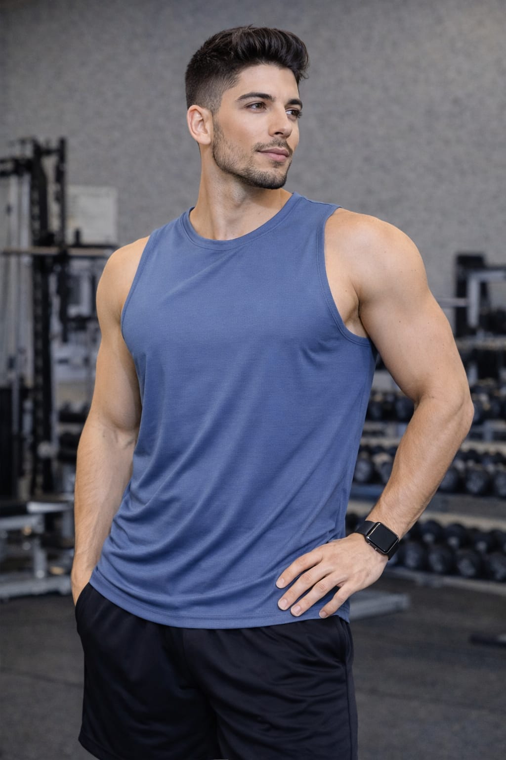 Paw Drazzel Boutique Men's Athletic Wear, Sleeveless, Round Neck, Tank Top