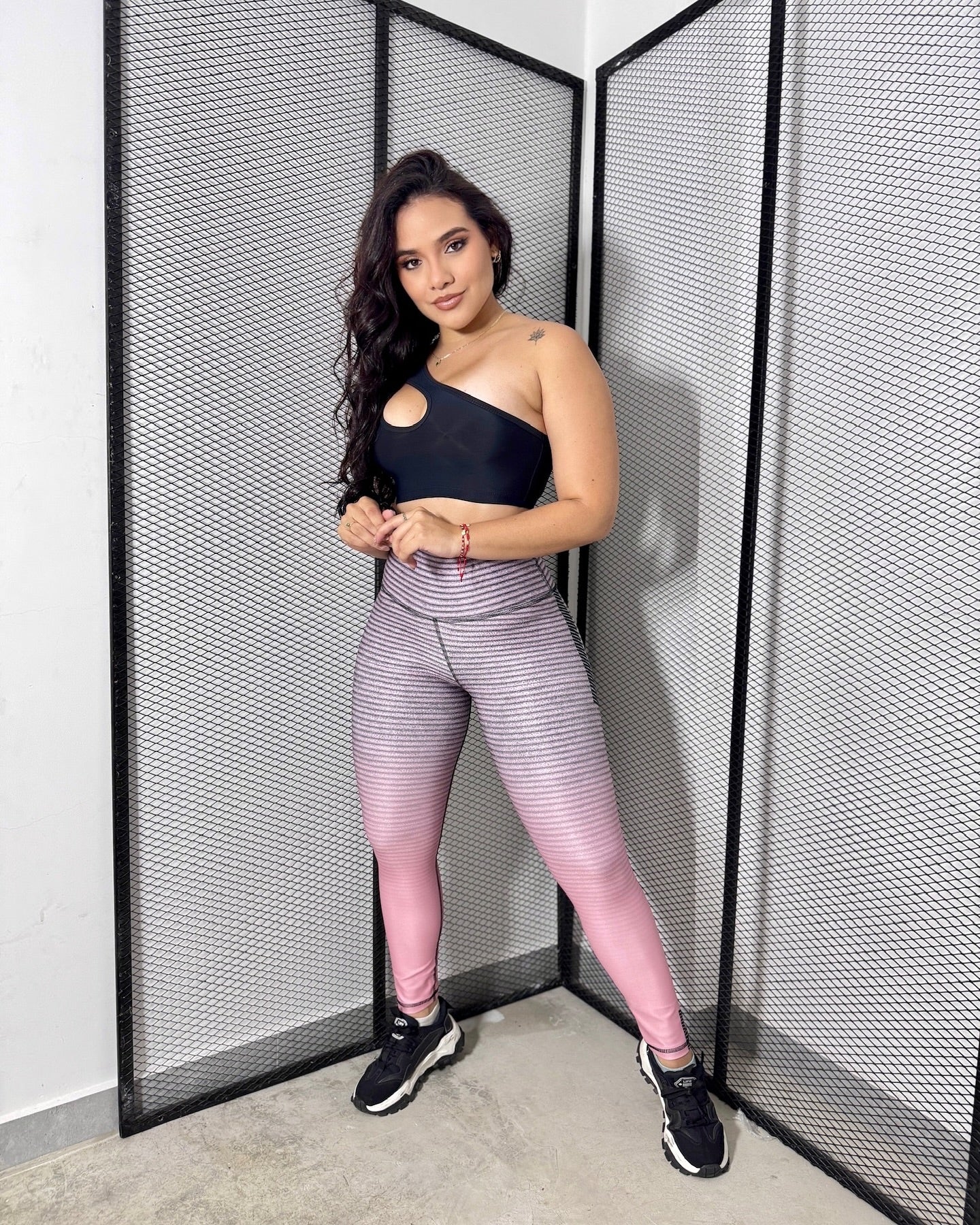 Paw Drazzel Boutique Women's Athletic Wear Long-Leg, High Waist, Scrunch Booty, Straight Leg, Printed Pattern, Faux-Denim, Workout Pants