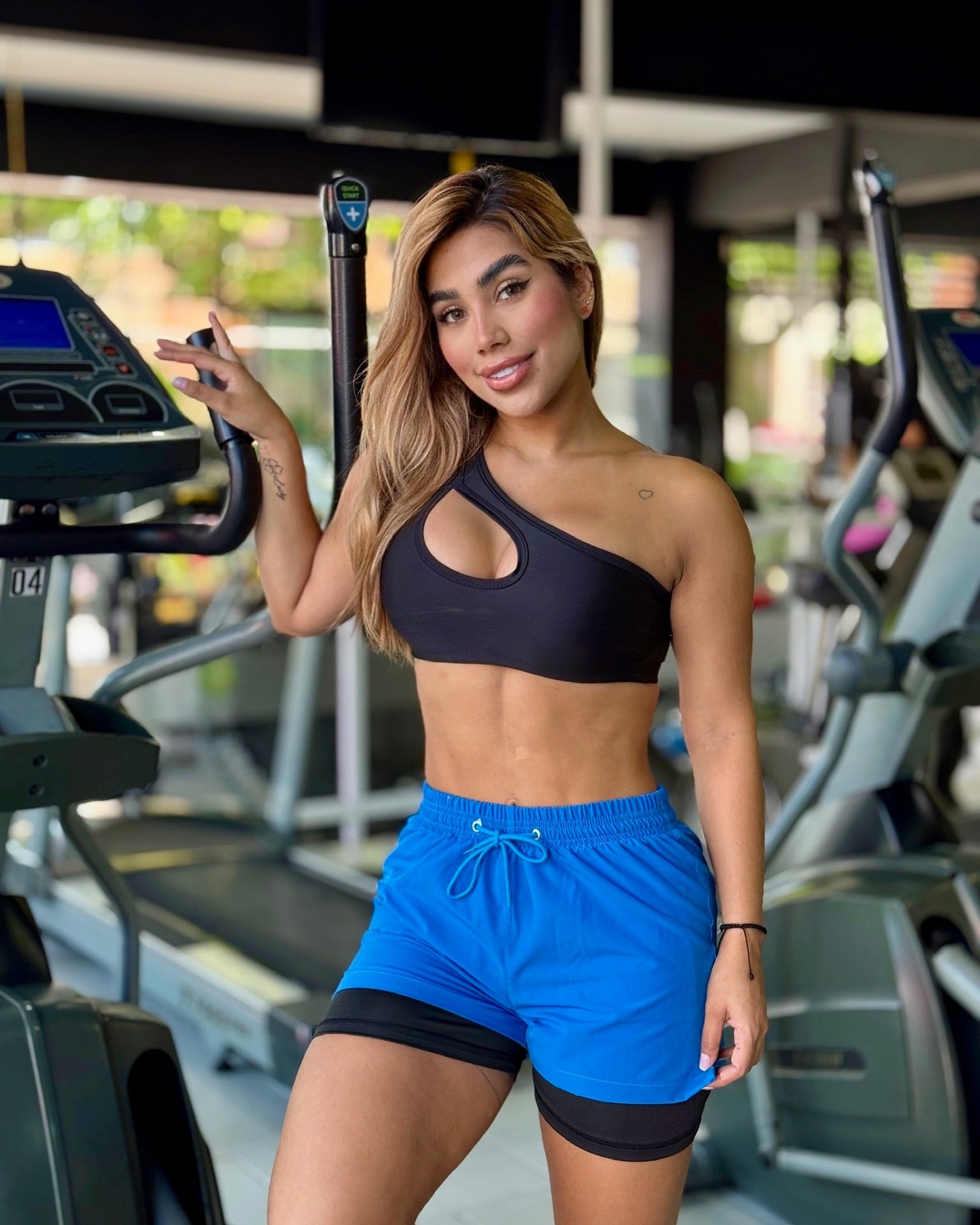 Paw Drazzel Boutique Women's Athletic Wear, One piece, Adjustable Drawstring, Short-Leg, High Waist, Running Shorts
