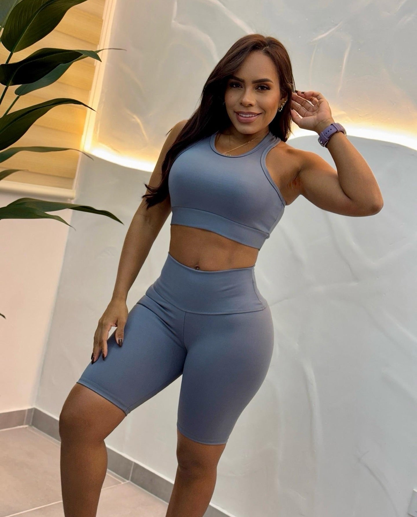Paw Drazzel Boutique Women's Athletic Wear, Two-Piece, Short-Leg, Sports Bra, High Waist, Workout Set