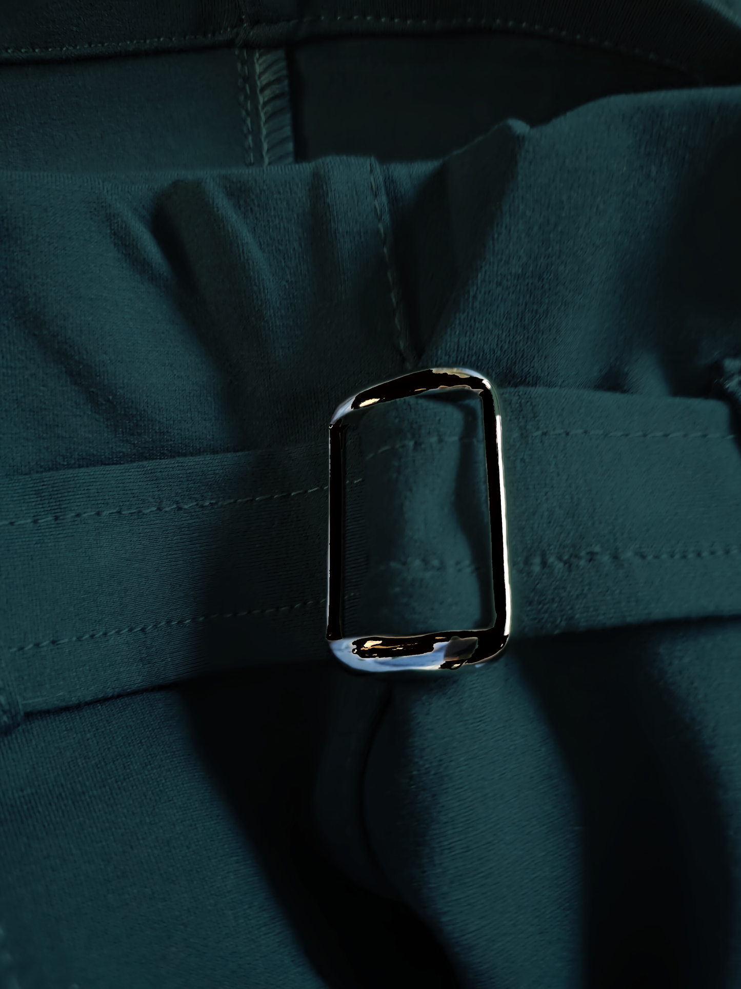 Paw Drazzel Boutique Women's High-Waisted, Belted, Straight-Leg, Tailored Pants