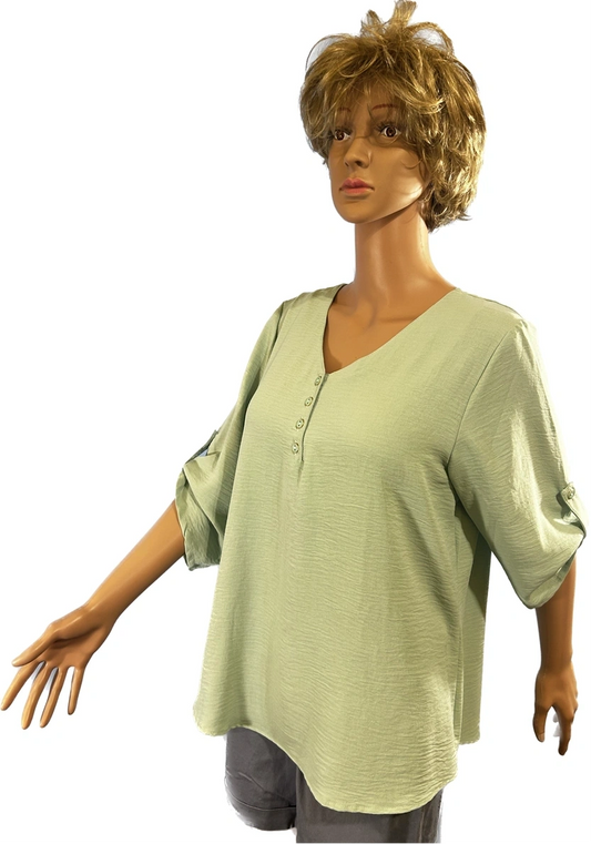 Size 16 blouse, quarter sleeve.